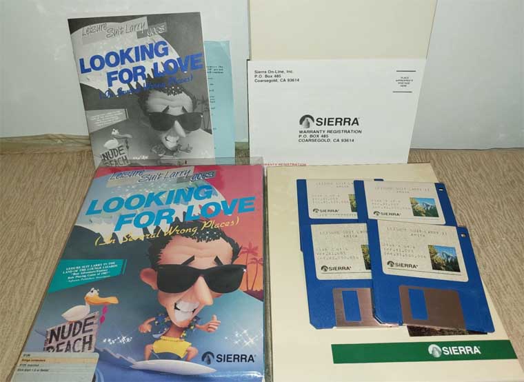 Leisure Suit Larry II for Amiga Computers.. Leisure Suit Larry II for Amiga Computers..