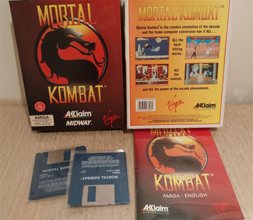 The Amiga version of Mortal Kombat 1