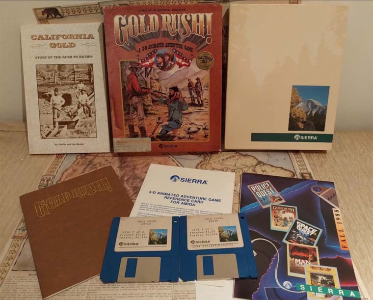 Gold Rush for Amiga Computers.. Gold Rush for Amiga Computers..